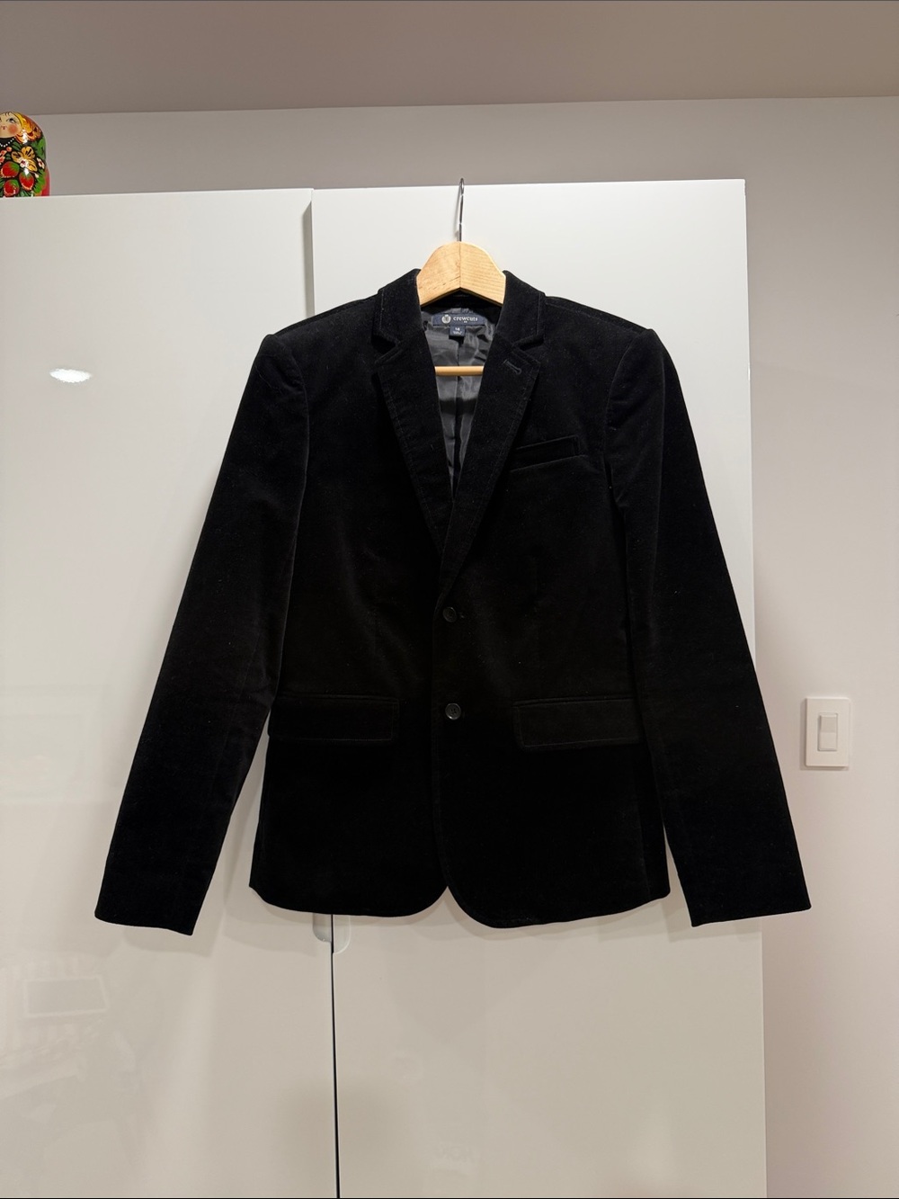 Crewcuts Black Velvet Sport Coat